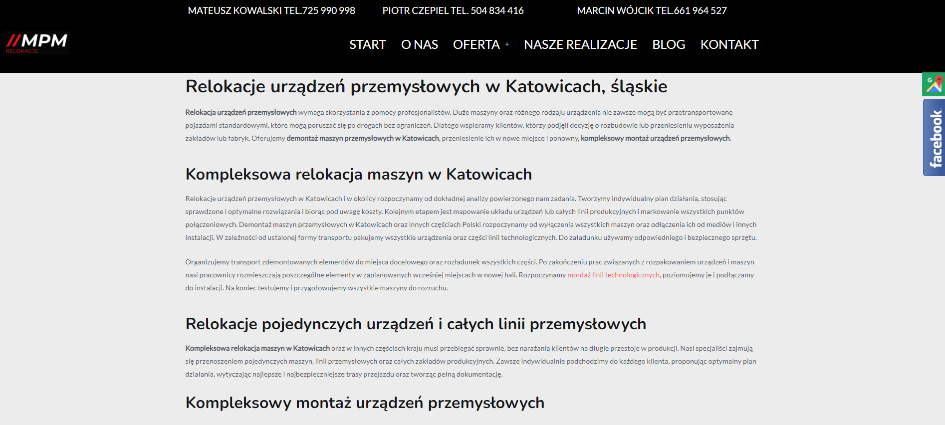 Przeniesienie parku maszynowego do nowej hali - etapy relokacji urządzeń przemysłowych